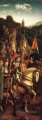 Le retable de Gand Les soldats du Christ Renaissance Jan van Eyck